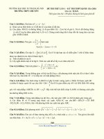 2016 hanoi lan1 toan THPTChuyen su pham 