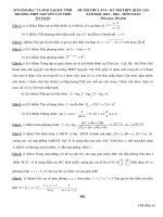 free đề thi thử trường thpt nguyễn văn trỗi lần 1 