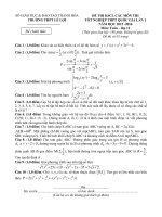 free đề thi thử môn toán trường thpt lê lợi lần 1 