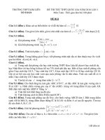 free đề thi thử môn toán trường thpt kim liên lần 1 