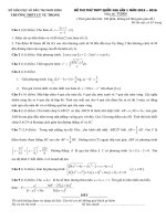free đề thi thử môn toán trường thpt lý tự trọng lần 1 