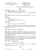 free đề thi thử môn toán trưpừng thpt lý thường kiệt lân 1 