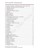 600 từ vựng TOEIC – Không thể bỏ qua