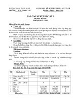 Báo cáo sơ kết công tác kế toán năm 2015 2016