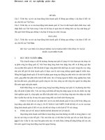 VAI TRÒ, cơ sở của HOẠT ĐỘNG KINH DOANH QUỐC tế 