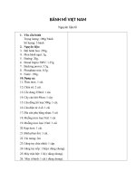 BÁO CÁO THỰC HÀNH LƯƠNG THỰC ĐẦY ĐỦ CÔNG THỨC TÍNH TÓAN GV NGỤY LỆ HỒNG IUH