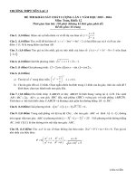 đề khảo sát chất lượng môn toán trường thpt qùynh lưu 2 