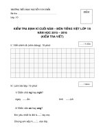 DE THI VIET CUOI NAM LOP 1