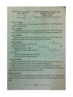 Đề thi tuyển sinh lớp 10 môn vật lý 9 tỉnh hưng yên năm học 2016   2017