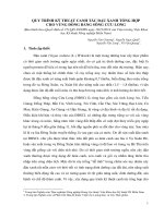 QUY TRÌNH KĨ THUẬT CANH TÁC ĐẬU XANH TỔNG HỢP CHO VÙNG ĐỒNG BẰNG SÔNG CỬU LONG