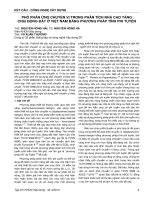 NC 1 phổ phản ứng chuyển vị trong p ư nhà cao tầng chịu động đất ở việt nam