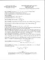 free đề thi thử môn toán trường thpt hàn thuyên lần 2 