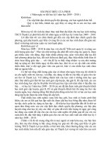 Bài phát biểu của phụ huynh nhân ngày sơ kết học kỳ I