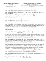 free đề thi thử trường thpt lương thế vinh hà nội lần 2 