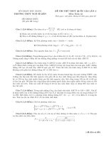 free đề thi thử môn toán thpt ngô sỹ liên lần 3 