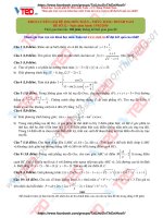 Free luyện giải đề 2016 môn toán thầy đặng thành nam đề số 12 