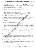 Đề thi thử môn toán 2016 trường thpt chuyên đại học vinh lần 2 