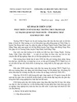 KẾ HOẠCH CHIẾN LƯỢC PHÁT TRIỂN CƠ SỞ GIÁO DỤC TRƯỜNG TRUNG HỌC CƠ SỞ THẠNH LỢI