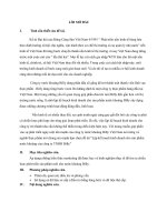 Lập kế hoạch kinh doanh cho sản phẩm nước khoáng của công ty TNHH billy 