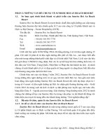 Báo cáo thực tập ngành khách sạn du lịch Sunrise Hoi An Beach Resort