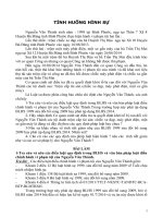 Bài tập môn kỹ năng áp dụng pháp luật lớp luật sư