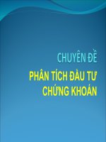 CHUYÊN ĐỀ PHÂN TÍCH ĐẦU TƯ CHỨNG KHOÁN
