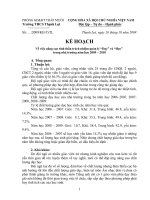 KẾ HOẠCH  Về việc nâng cao tinh thần trách nhiệm quản lý Dạy và Học trong nhà trường