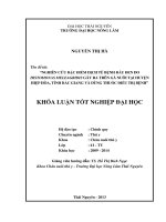 Nghiên Cứu Đặc Điểm Dịch Tễ Bệnh Đầu Đen Do Histomonas Meleagridis Gây Ra Trên Gà Nuôi Tại Huyện Hiệp Hòa, Tỉnh Bắc Giang Và Dùng Thuốc Điều Trị Bệnh