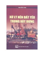 Xử lý nền đất yếu trong xây dựng   phần 1