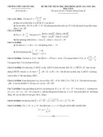 Free đề thi thử môn toán trường thpt nguyễn đình chiểu 