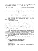 KẾ HOẠCH ĐÀO TẠO BỒI DƯỠNG CÁN BỘ QUẢN LÝ GIÁO VIÊN NHÂN VIÊN Giai đoạn 2014 2020