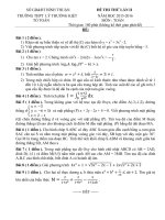 Free đề thi thử môn toán trường thpt lý thường kiệt lần 2 