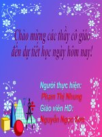 Giáo án điện tử Phương trình đường tròn