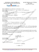 Đề thi thử môn toán 2016 trường thpt chuyên lương thế vinh đồng nai lần 1 