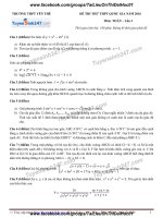 Đề thi thử môn toán 2016 trường thpt yên thế lần 3 