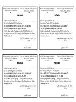 Thư mời họp phụ huynh