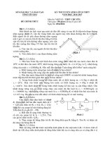 ĐỀ THI TUYỂN SINH vào lớp 10 CHUYÊN lý yên bái