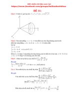 giải chi tiết 20 đề ôn cuối kì