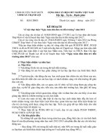 KẾ HOẠCH  Về việc thực hiện Ngày toàn dân đưa trẻ đến trường năm 2012