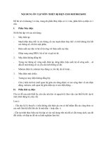 Đề cương ôn tập môn Thiết bị điện