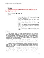 Chênh lệch lãi suất USD VND từ đầu năm 2010 đến nay và hoạt động carry trade