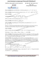 Đề thi thử môn toán 2016 trường thpt nguyễn khuyến hồ chí minh 