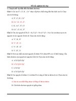 Sự biến đổi cấu hình và biến đổi tính chất của NTHH