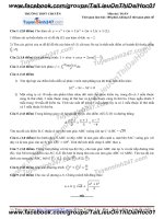 Đề thi thử môn toán 2016 trường thpt chuyên sư phạm hà nội lần 2 