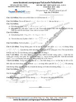 Đề thi thử môn toán 2016 trường thpt lương tài 2 lần 3 