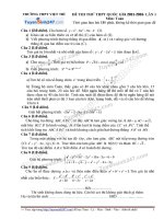 Đề thi thử môn toán 2016 trường thpt việt trì phú thọ lần 1 