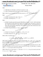 Đề thi thử môn toán 2016 trường thpt nguyễn văn trỗi hà tĩnh lần 1 