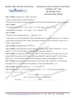 Đề thi thử môn toán 2016 trường thpt chuyên nguyễn huệ hà nội lần 1 