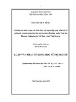 Nghiên Cứu Hiện Trạng Các Loài Thực Vật Nguy Cấp, Quý Hiếm Và Đề Xuất Một Số Giải Pháp Bảo Tồn Tại Khu Bảo Tồn Thiên Nhiên Thần Sa-Phượng Hoàng Huyện Võ Nhai – Tỉnh Thái Nguyên
