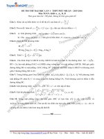 Đề thi thử môn toán 2016 trường thpt phú nhuận thành phố hồ chí minh lần 1 